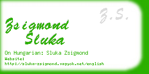 zsigmond sluka business card